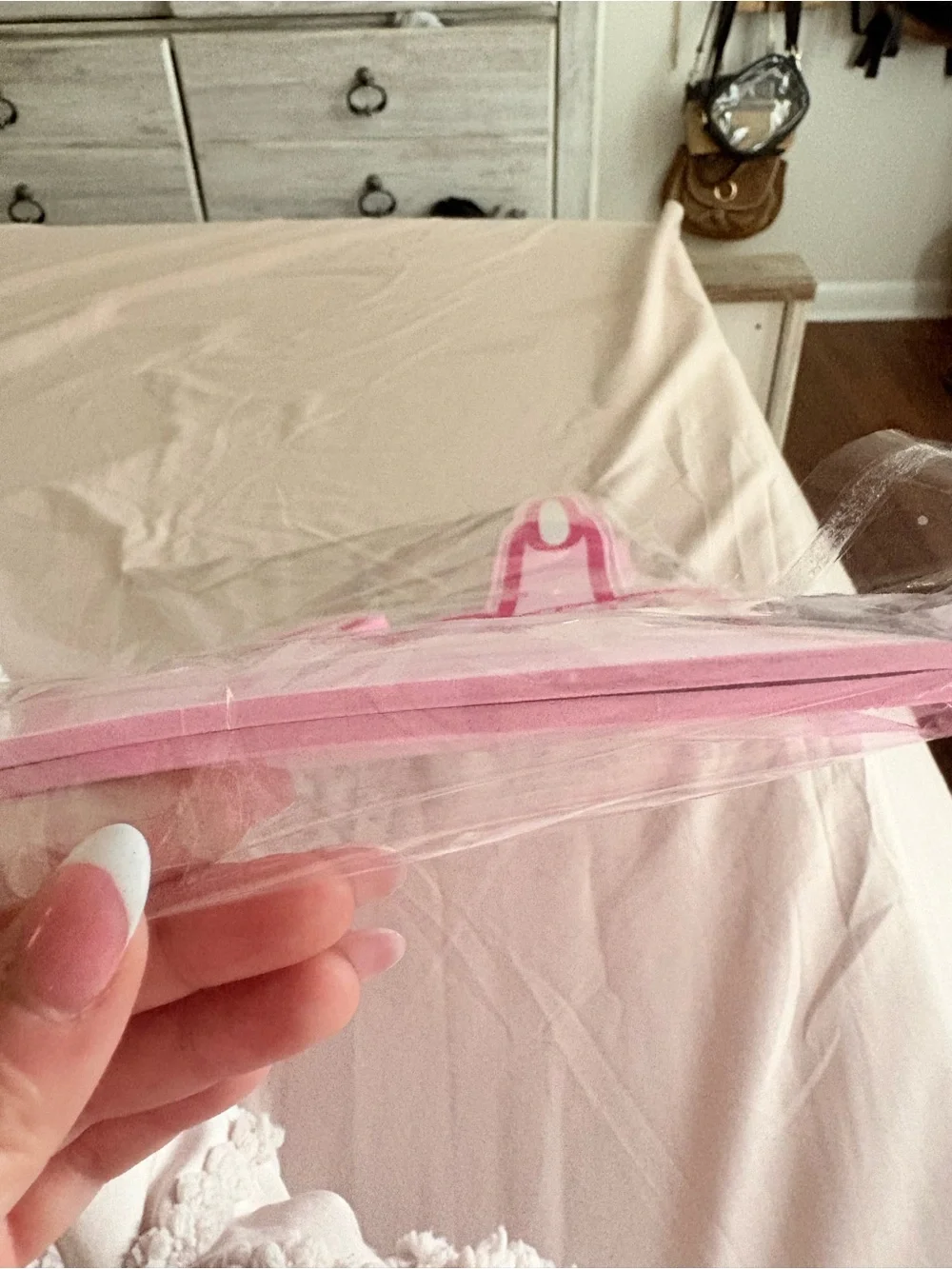 Pink Novelty Ring-Hand Foam Glove
